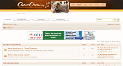 Desktop Screenshot of forum.chowchow.org